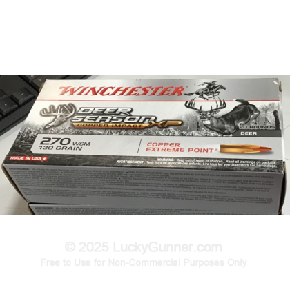 Image 1 of Winchester .270 Winchester Short Magnum Ammo