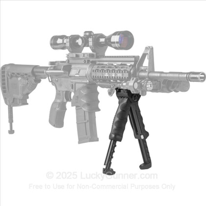 Large image of Fab Defense T-Pod Foregrip / Telescoping Bipod -  Black Rifle Foregrip / Bipod Combo