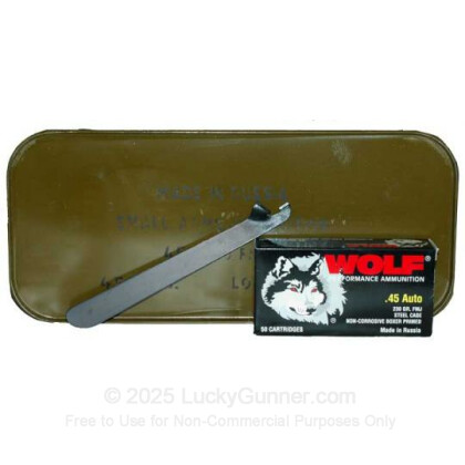 Image 1 of Wolf .45 ACP (Auto) Ammo