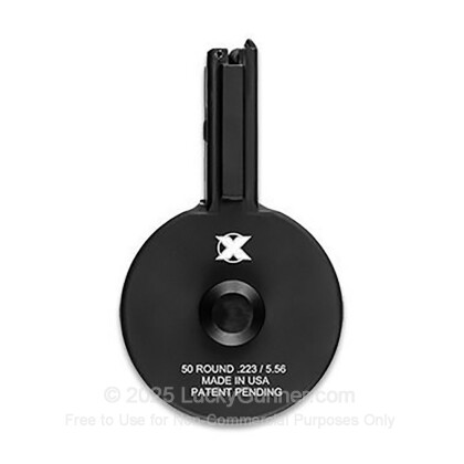 Large image of X-Products AR-15 50rd - 223 / 5.56 - Black - High Capacity Drum Magazine For Sale 