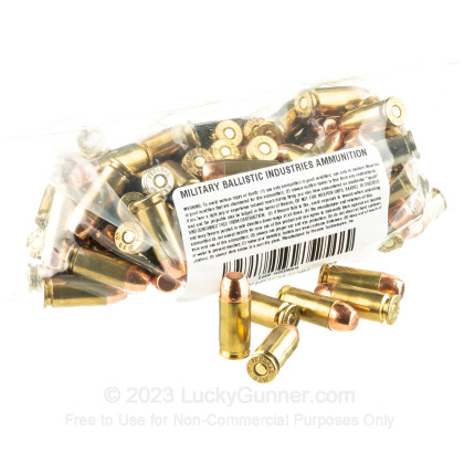 Image 3 of Military Ballistics Industries .40 S&W (Smith & Wesson) Ammo