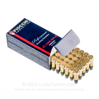 Large image of Bulk 22 LR Ammo For Sale - 40 gr HP - Fiocchi Subsonic Ammo In Stock - 500 Rounds