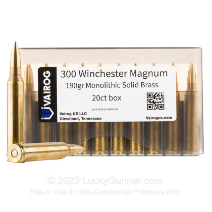 Image 1 of Vairog .300 Winchester Magnum Ammo