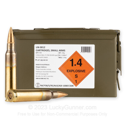 Image 1 of Australian Defense Industries 5.56x45mm Ammo