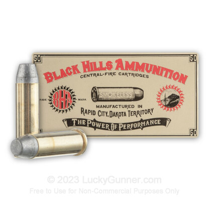 Large image of 38 Special Ammo - Black Hills Cowboy Action 158gr SWC - 50 Rounds