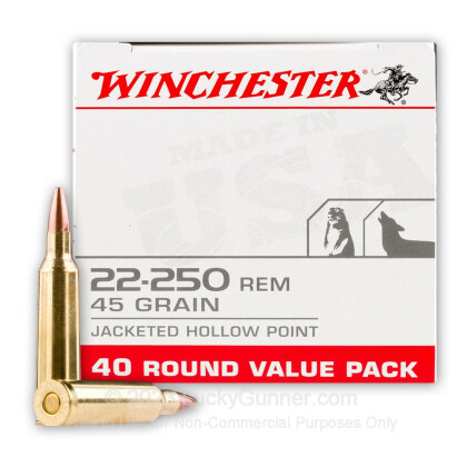 Image 1 of Winchester .22-250 Remington Ammo