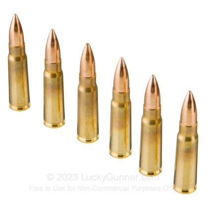 Large image of Brass Cased 7.62x39 Ammo In Stock - 124 gr FMJ - 7.62x39 Ammunition by Fiocchi For Sale - 20 Rounds