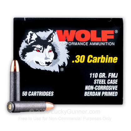 Image 1 of Wolf 30 Carbine Ammo