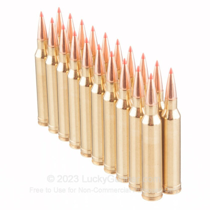Large image of Cheap 7mm Rem Mag Ammo For Sale - 162 Grain A-Max Polymer Tip Ammunition in Stock by Black Hills Gold - 20 Rounds