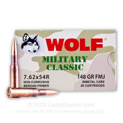 Image 2 of Wolf 7.62x54r Ammo