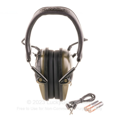 Large image of Howard Leight Green Impact Sport Electronic Earmuffs For Sale - 22 NRR - Howard Leight Hearing Protection in Stock