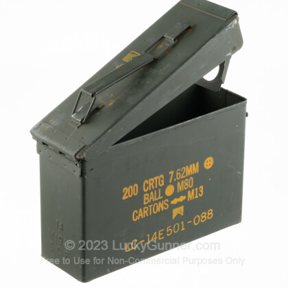 Large image of Surplus Mil Spec Ammo Can 30 Cal M19 Green Used For Sale