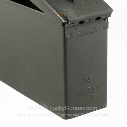 Large image of Surplus Mil Spec Ammo Can 30 Cal M19 Green Used For Sale