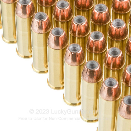 Large image of Premium 44 Mag Ammo For Sale - 300 Grain JHP Ammunition in Stock by Black Hills - 50 Rounds