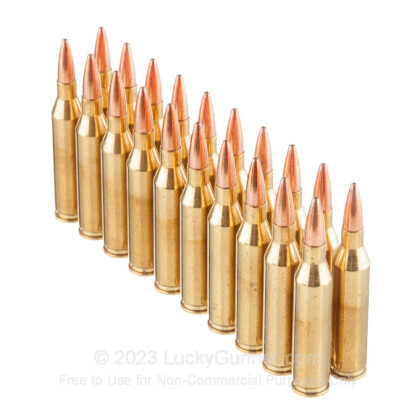Large image of Premium 243 Ammo For Sale - 85 Grain Barnes TSX HP Ammunition in Stock by Black Hills Gold - 20 Rounds