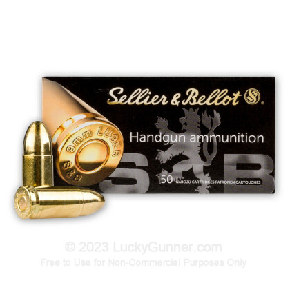 Image 2 of Sellier & Bellot 9mm Luger (9x19) Ammo