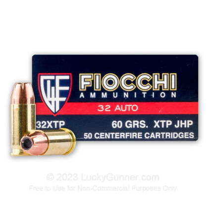 Large image of Cheap 32 ACP Ammo For Sale - 60 Grain XTP JHP Ammunition in Stock by Fiocchi Extrema - 50 Rounds