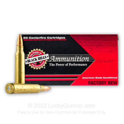 Large image of Premium 223 Remington Ammo For Sale - 55 Grain TSX Ammunition in Stock by Black Hills Ammunition - 500 Rounds