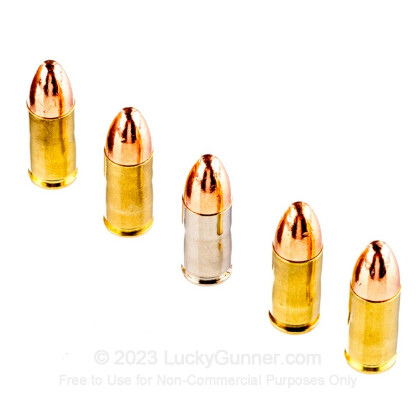 Large image of Bulk 9mm Subsonic Ammo In Stock - 147 gr FMJ - 9 mm Luger Ammunition by Military Ballistics Industries For Sale - 50 Rounds