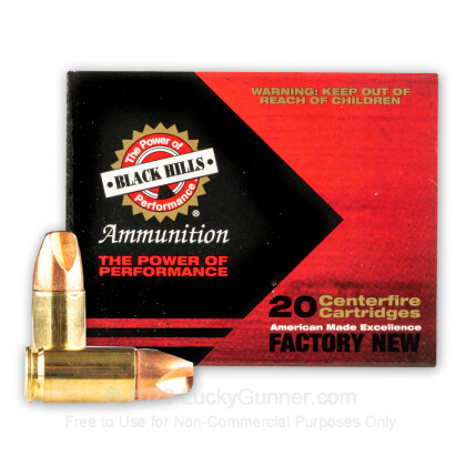 Large image of Premium 9mm Ammo For Sale - 125 Grain HoneyBadger Ammunition in Stock by Black Hills - 20 Rounds