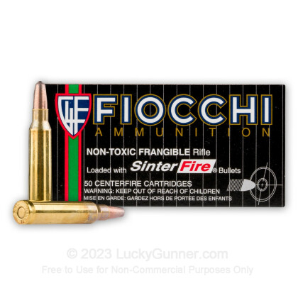 Large image of Premium 223 Rem Ammo For Sale - 45 Grain Frangible Ammunition in Stock by Fiocchi - 50 Rounds