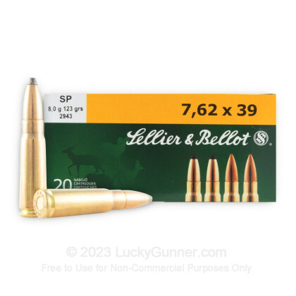 Image 1 of Sellier & Bellot 7.62X39 Ammo