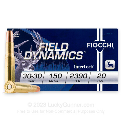 Large image of 30-30 Ammo For Sale - 150 gr PSP With Norma Brass - Fiocchi - 20 Rounds