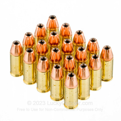 Large image of Premium 9mm Luger Ammo For Sale - 124 Grain JHP Ammunition in Stock by Black Hills - 20 Rounds