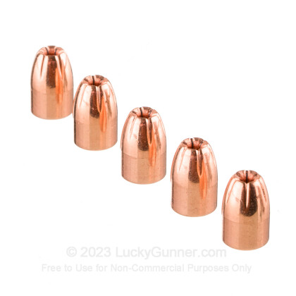 Large image of Bulk 9mm (.356) Bullets for Sale - 124 Grain Hybrid HP Bullets in Stock by Berry's - 1000