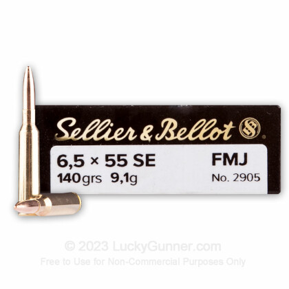 Image 1 of Sellier & Bellot 6.5x55 Swedish Ammo