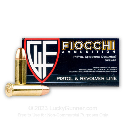 Large image of 38 Special Ammo For Sale - 158 gr FMJ Fiocchi Ammunition In Stock
