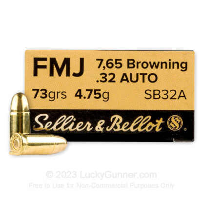 Image 1 of Sellier & Bellot .32 Auto (ACP) Ammo