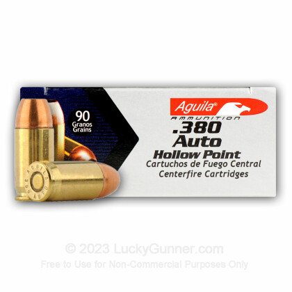 Image 1 of Aguila .380 Auto (ACP) Ammo