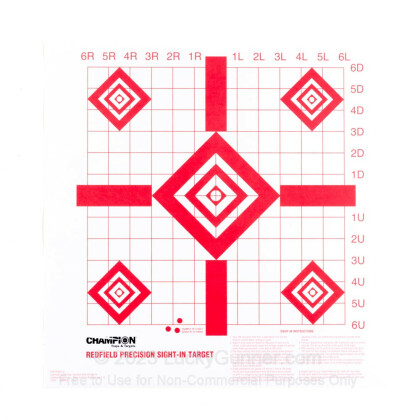 Large image of Champion Targets For Sale - Redfield  16" Sight-In Targets - 100 Pack