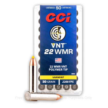 Image 2 of CCI .22 Magnum (WMR) Ammo