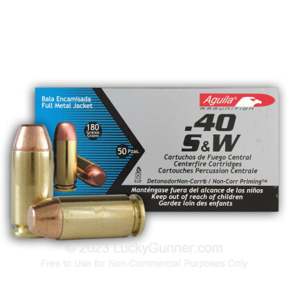 Image 2 of Aguila .40 S&W (Smith & Wesson) Ammo
