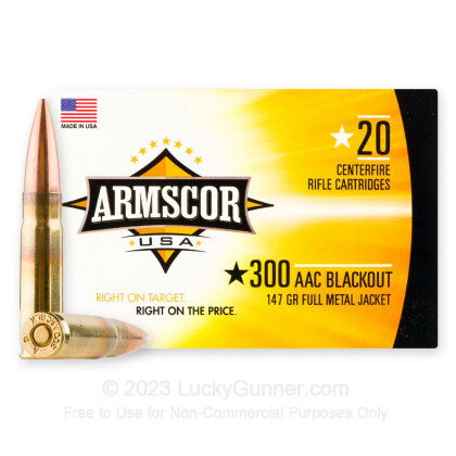 Image 1 of Armscor .300 Blackout Ammo