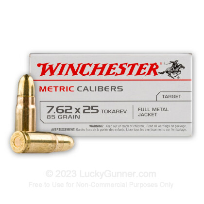 Image 1 of Winchester 7.62mm Tokarev Ammo