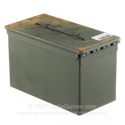 Large image of 9mm Green Used Mil-Spec Ammo Cans For Sale
