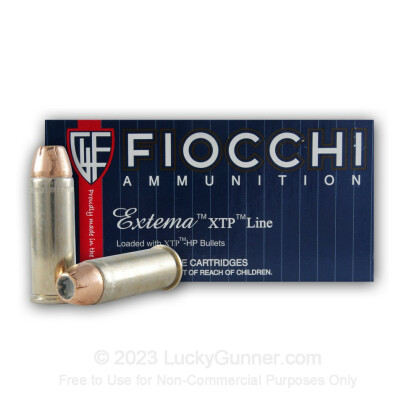Large image of 44 Magnum Ammo For Sale - 200 gr JHP XTP Ammunition In Stock by Fiocchi