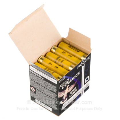 Large image of Bulk 20 Gauge Ammo For Sale - 2-3/4” 7/8oz. #8 Shot Ammunition in Stock by Fiocchi - 250 Rounds
