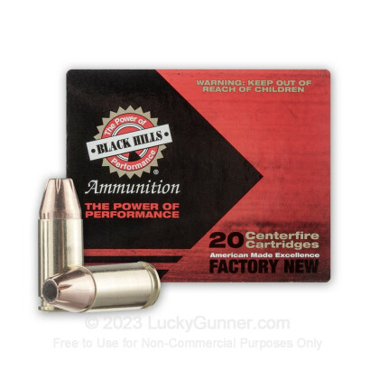 Large image of Premium 9mm Ammo For Sale - 124 Grain JHP +P Ammunition in Stock by Black Hills - 20 Rounds