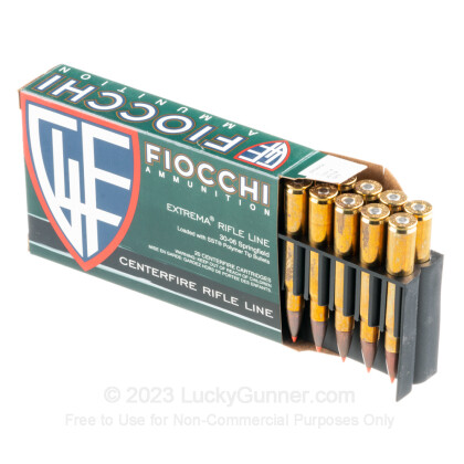 Large image of .30-06 Springfield Ammo - Fiocchi Extrema Hunting 150gr SST - 200 Rounds