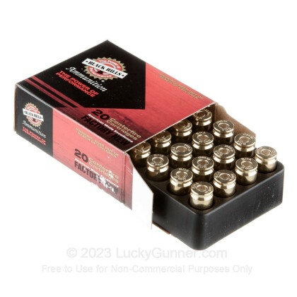 Large image of Premium 40 S&W Ammo For Sale - 155 Grain JHP Ammunition in Stock by Black Hills - 20 Rounds