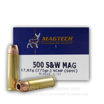 Image 1 of Magtech .500 S&W Magnum Ammo