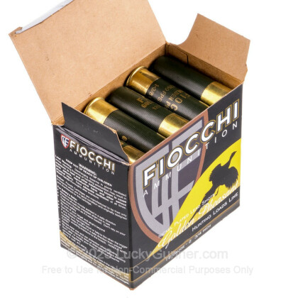 Large image of Cheap 12 ga 2-3/4" Golden Pheasant Fiocchi Shells For Sale - 2-3/4" Nickel Plated Lead #6 Loads by Fiocchi - 25 Rounds