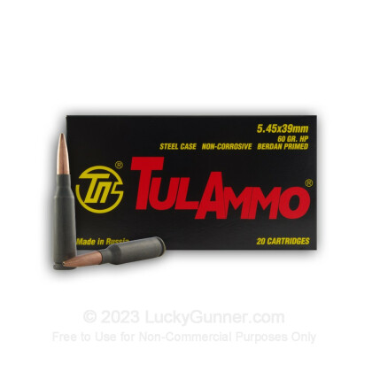 Large image of 5.45x39 Ammo For Sale | 60 gr HP Ammunition In Stock by Tula
