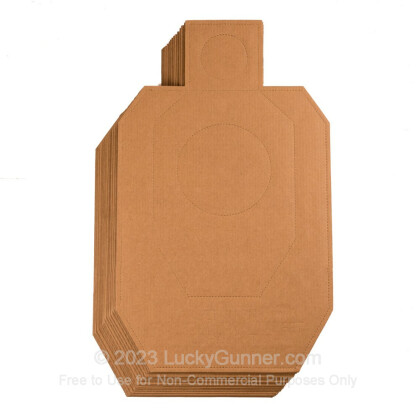 Large image of Targets - Target Barn - IDPA Cardboard Silhouette - 100 Targets In Stock