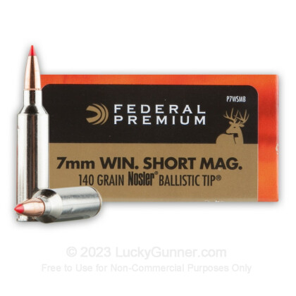 Image 1 of Federal 7mm Winchester Short Magnum Ammo
