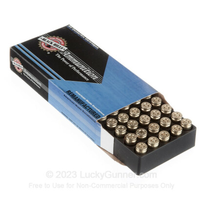 Large image of Premium 40 S&W Ammo For Sale - 180 Grain FMJ Ammunition in Stock by Black Hills Remanufactured - 50 Rounds